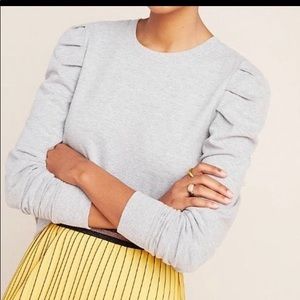 Anthropologie gray shirt